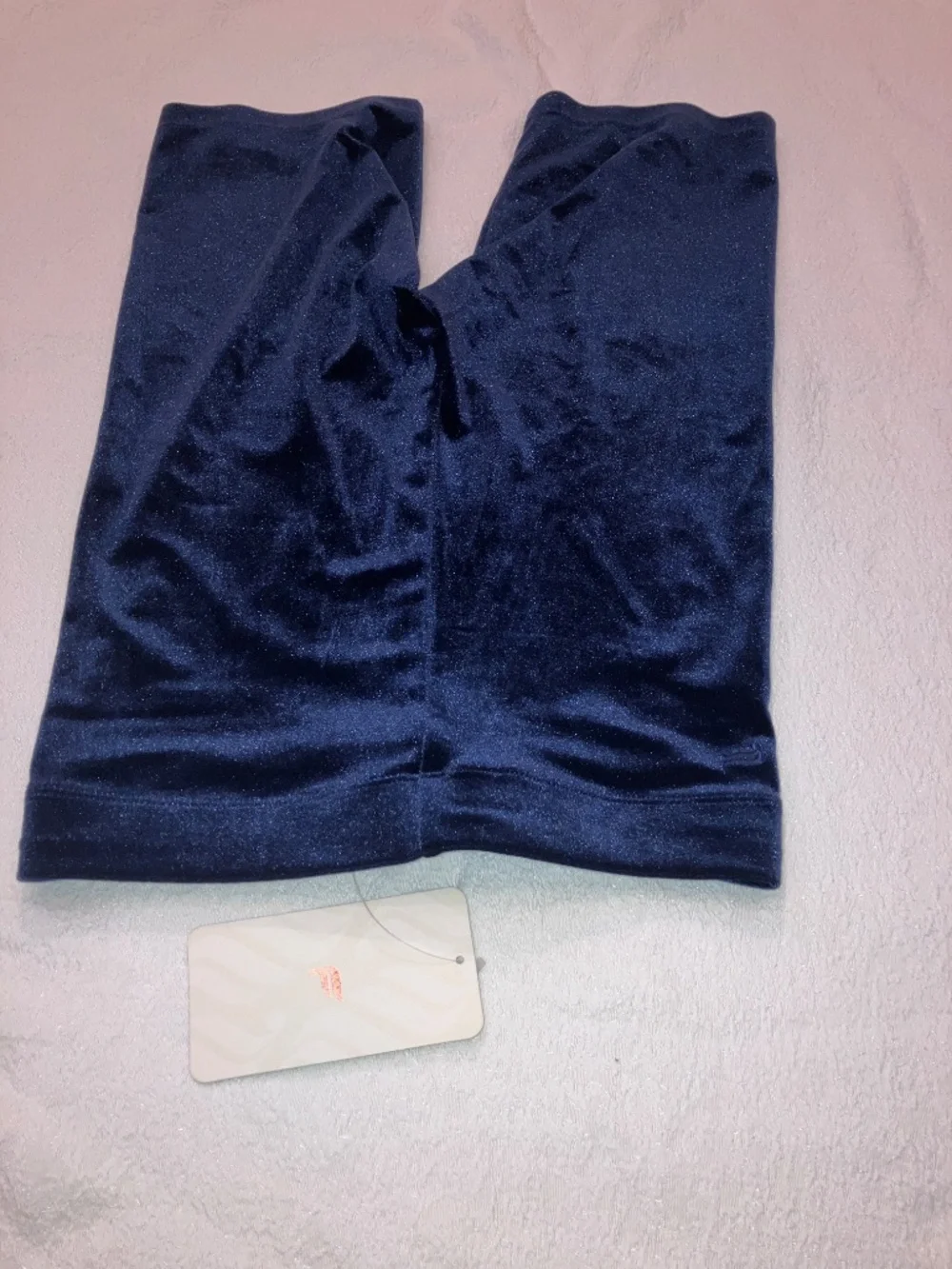 Fabletics Shorts, Navy Velour, S, NWT
